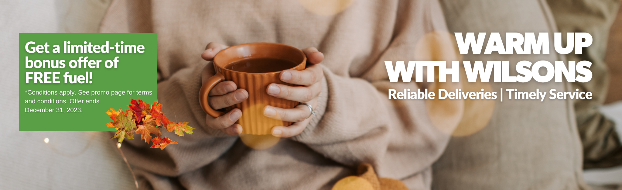 Warm Up With Wilsons Heating Fall Promotion
